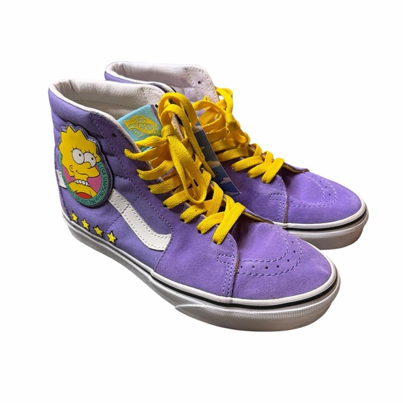 Vans Shoes - Vans Women’s Lisa Simpson Limited Edition Purple and Yellow High-Top Sneakers